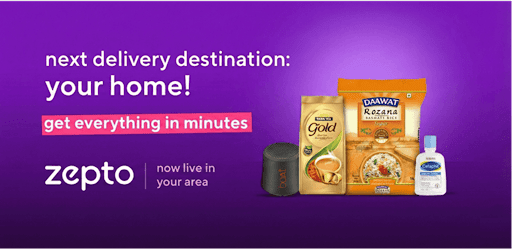 Zepto: Groceries in minutes
